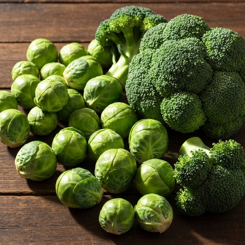 Brokkoli und Rosenkohl